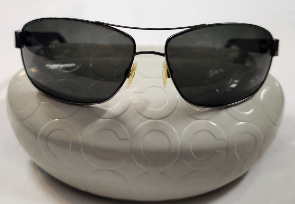 Authentic BOLLE Quantum 11135 ITALY Polarized TNS Gunmetal Sunglasses